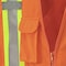 Pioneer Break Away Zip Vest, Orange, Small, 100% Polyester, 100% Polyester Tricot, Polyester Mesh, Size S V1021150U-S - alternate 2